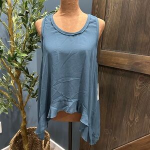 LA Made Sleeveless Teal Tank Top